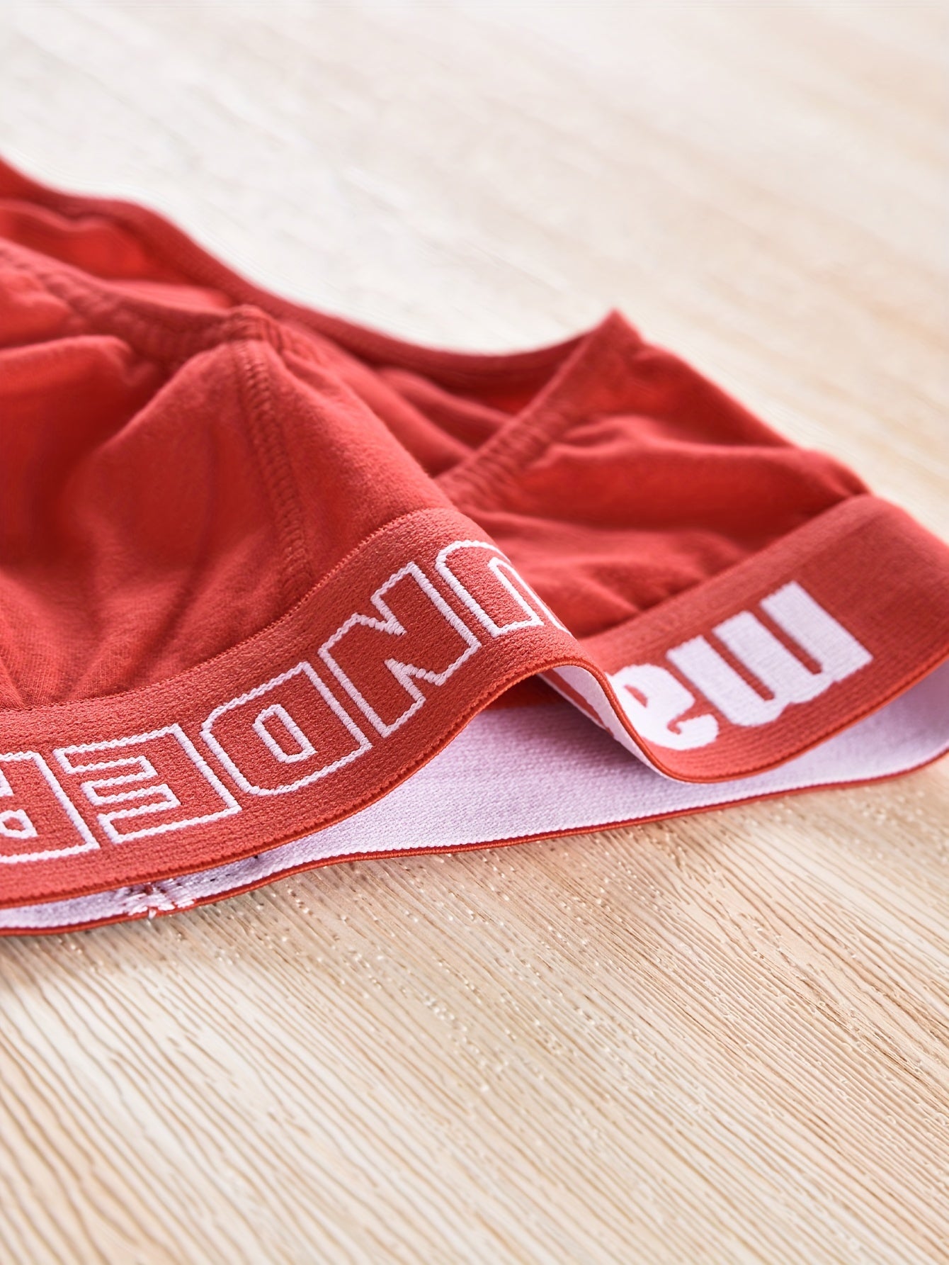 Men's Mid Waist Stretch Cotton Briefs Underwear Solid Color Medium Stretch