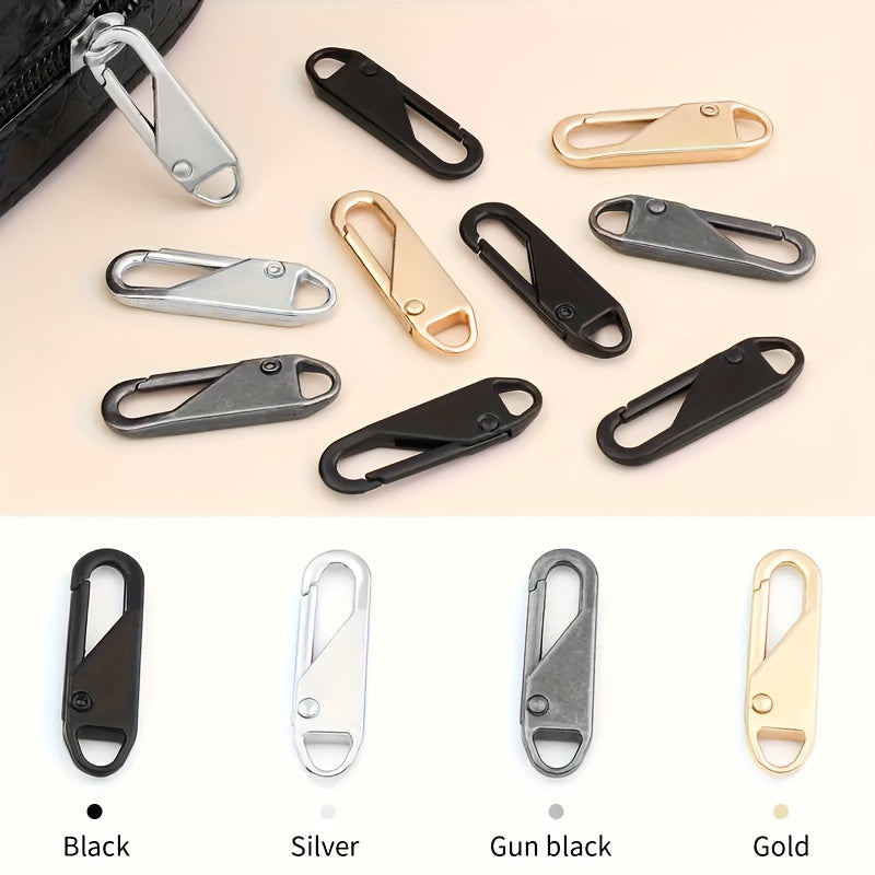 4 шт. заменителей молний, черные съемные ручки для сумок и рукоделия