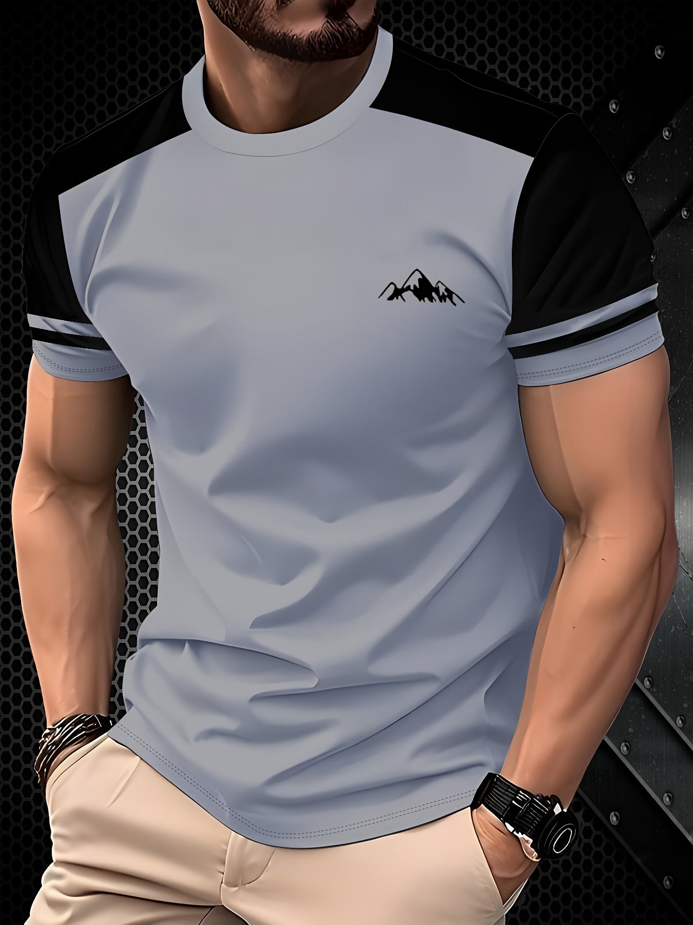 Erkaklar uchun yumshoq bo'yinli futbolka, 100% polyester to'qilgan matodan tayyorlangan, bir rangda. Har mavsumda kiyish uchun oddiy moslama. Mustahkam va zamonaviy oddiy futbolka.