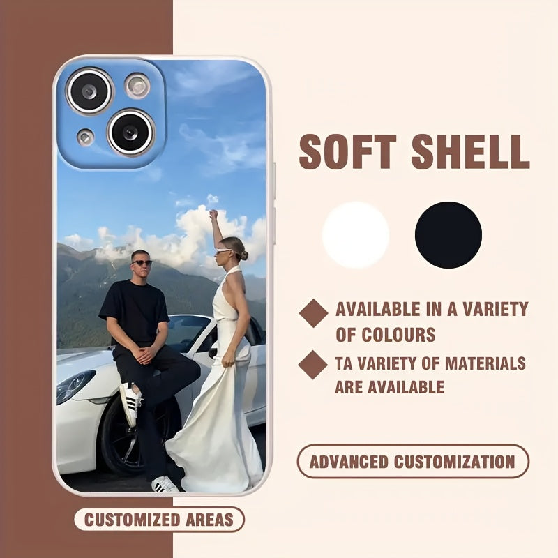 Personalized iPhone Case with Custom Photo Design for All Models TPU Air Cushion