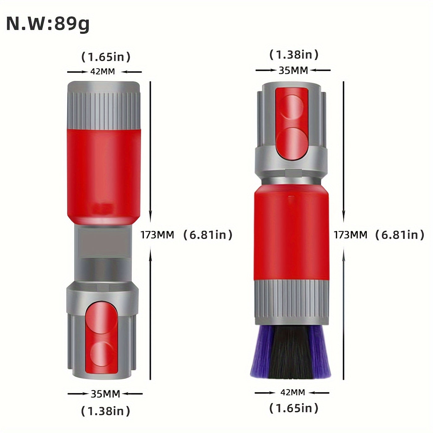 Dust Brush for V7 V8 V10 V11 V15 Vacuum Cleaners Soft Bristle Fine Surface Tool