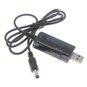 Cable convertidor de paso USB con adaptador de corriente de 5V a 9V 12V para enrutador y dispositivos pequeños