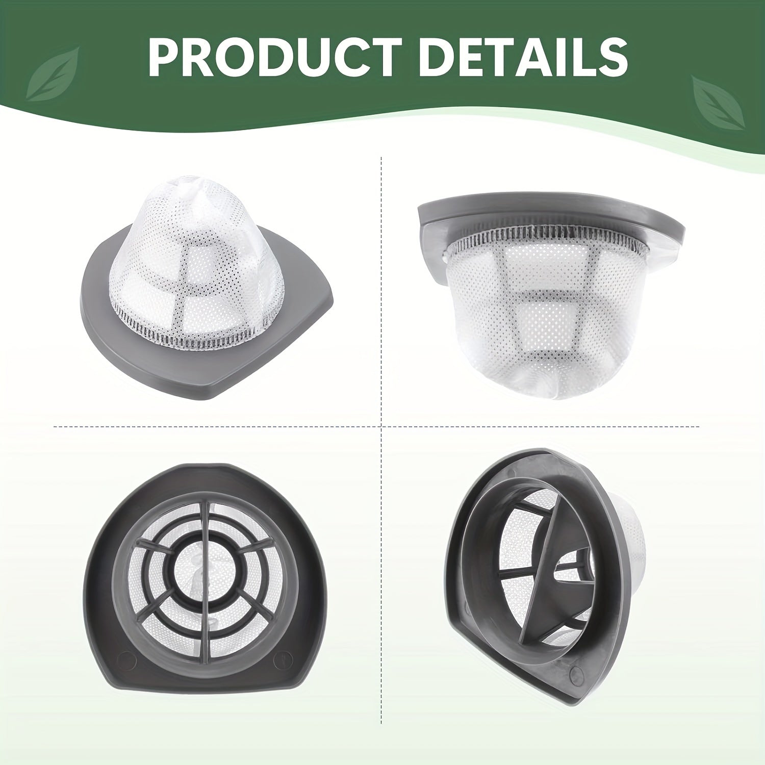 Replacement Vacuum Filter for Stick Lightweight Bagless Vacuum 4 Pack