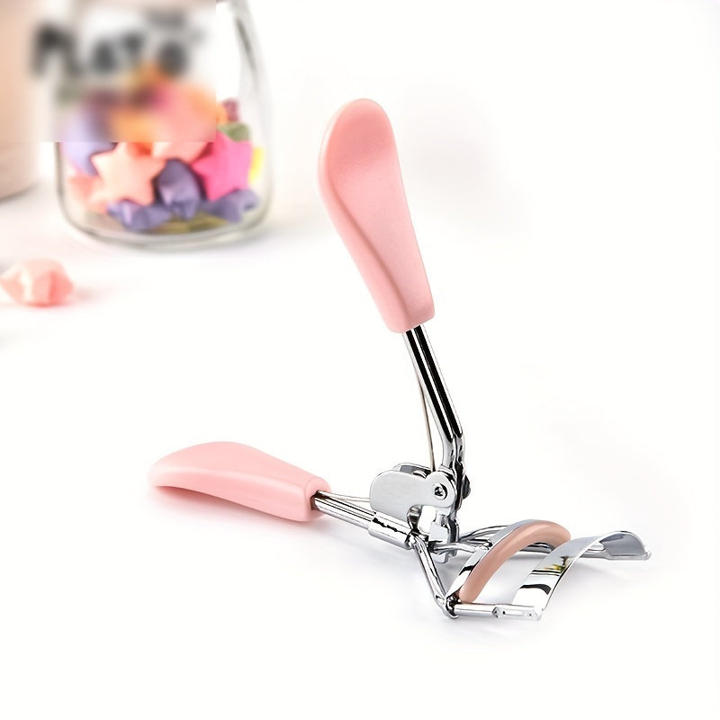 Ayollar uchun plastik Qush quloqli kirpik qimirlatgich, yopishqoq tutqich bilan