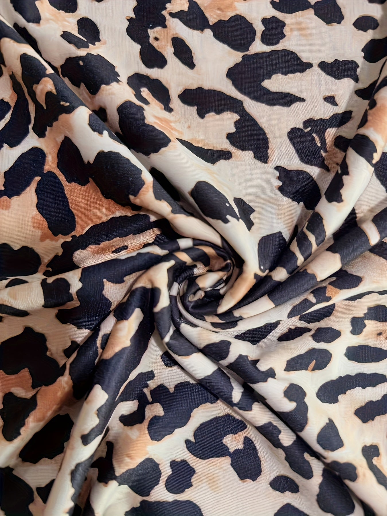 Топ без рукавов для женщин больших размеров с леопардовым принтом, повседневный, дышащий, летний