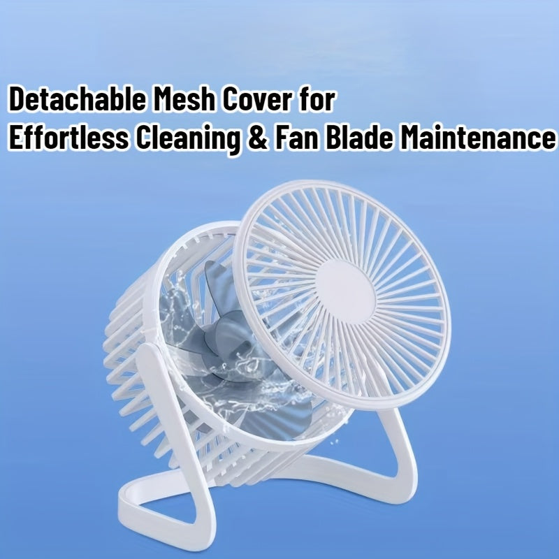 Mini USB Desktop Fan for Office Home Travel Camping Safe 36V Sleek Modern Design