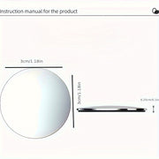 Selfie Mirror with Storage Box for Live Streaming and Selfies