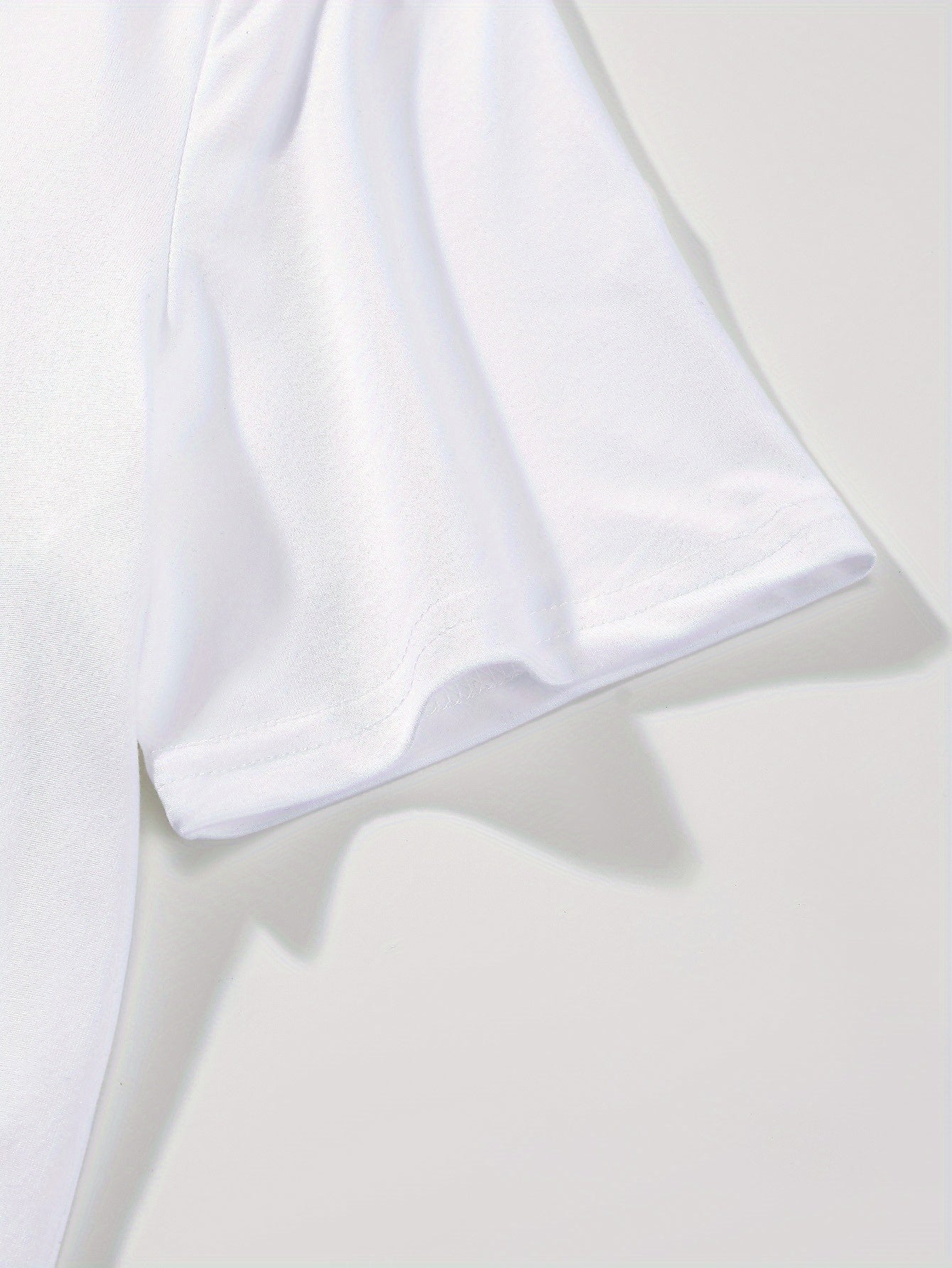 Women's Black Crew Neck T-Shirt with Wing Design Short Sleeve Polyester Blend