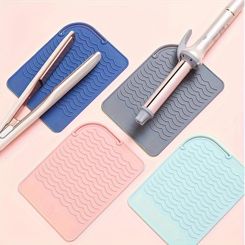 Heat-Resistant Silicone Mat for Hair Tools Surface Protector Flat Iron Curling Iron