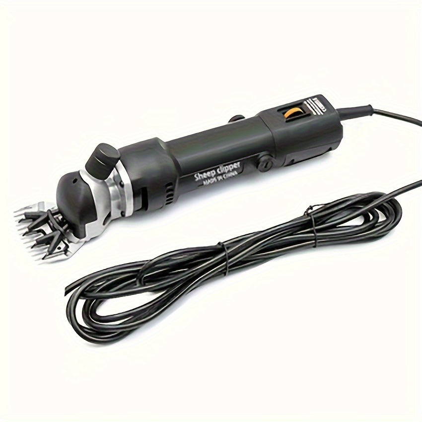 Electric Sheep Shears for Livestock Grooming 6-Speed Heavy-Duty Clippers Black