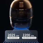 1 LCD displey oyoq fayli, platinum qora rangda 2 ta almashtiriladigan maydalash boshli, o'lik teri va kalluslarni olib tashlash uchun. Qayta ishlatiladigan va yuviladigan, uy, sayohat yoki ofisda foydalanish uchun oson ko'chiriladigan.