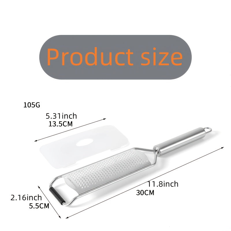 Rallador de acero inoxidable grueso para verduras y queso