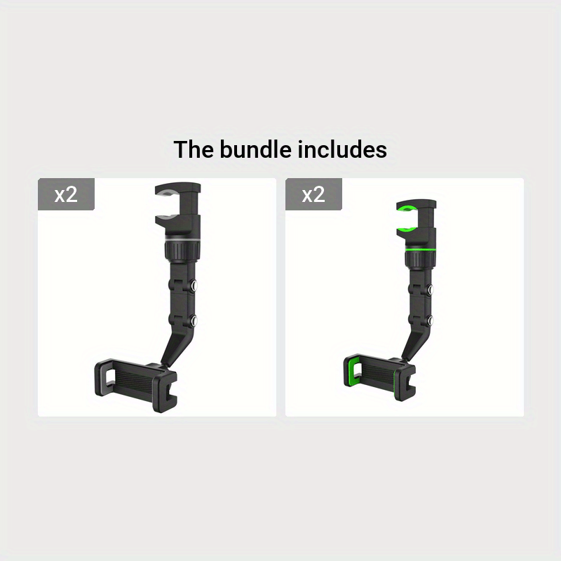 Soporte universal para coche con rotación de 360° y soporte ajustable para smartphone