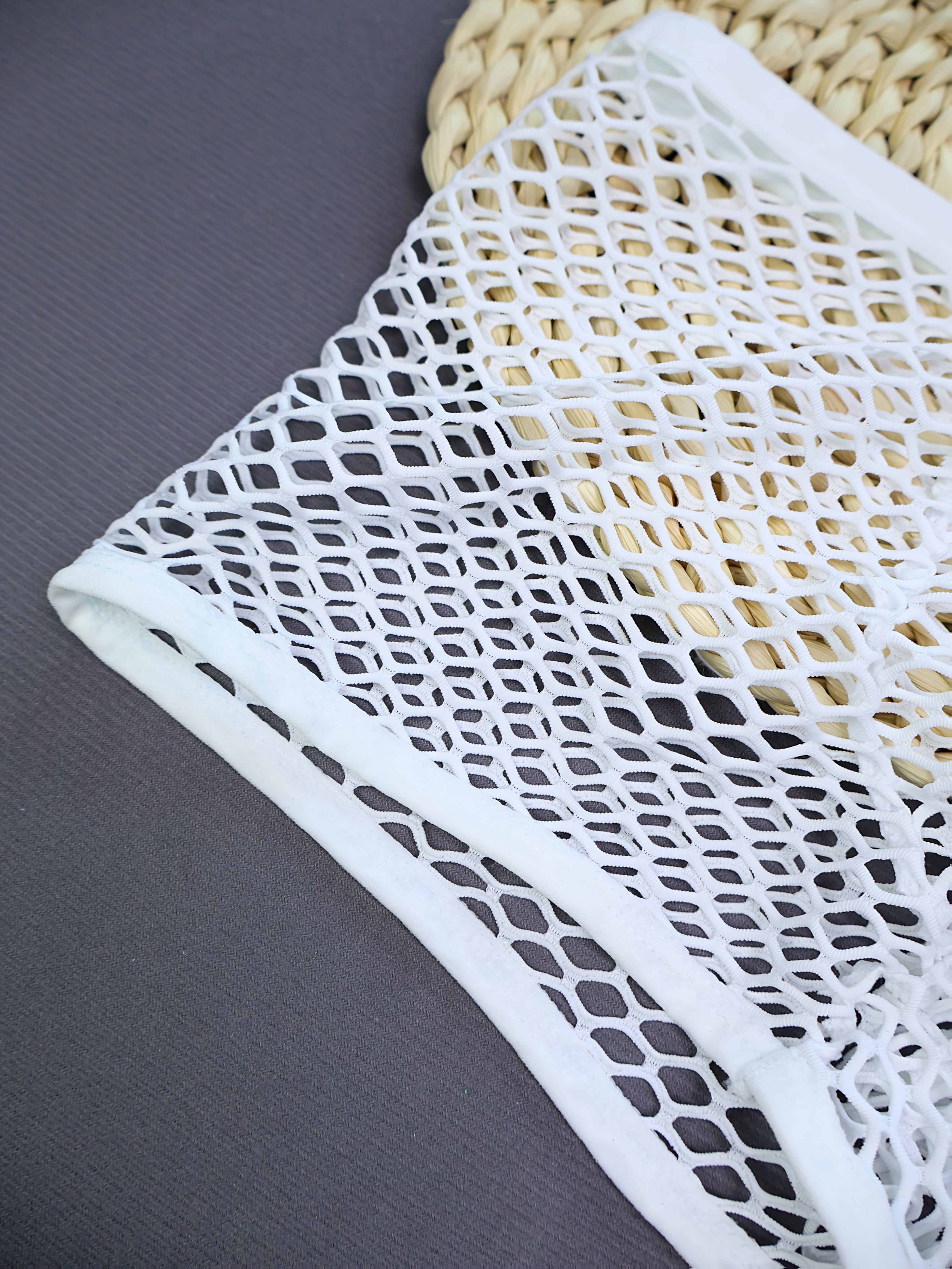 Men's Breathable Mesh Boxer Shorts with Transparent U-Shaped Design