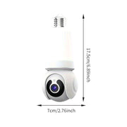 Wireless Security Camera with 360° Pan, Night Vision, Two-Way Audio and App Control