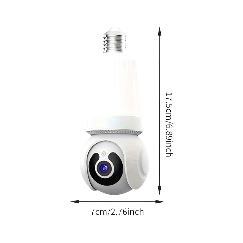 Wireless Security Camera with 360° Pan, Night Vision, Two-Way Audio and App Control