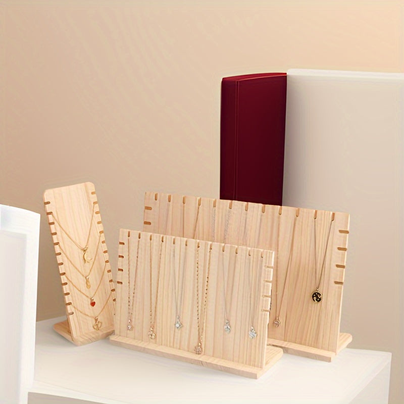 Деревянная стойка для демонстрации украшений в виде буквы L для вертикальной подвески