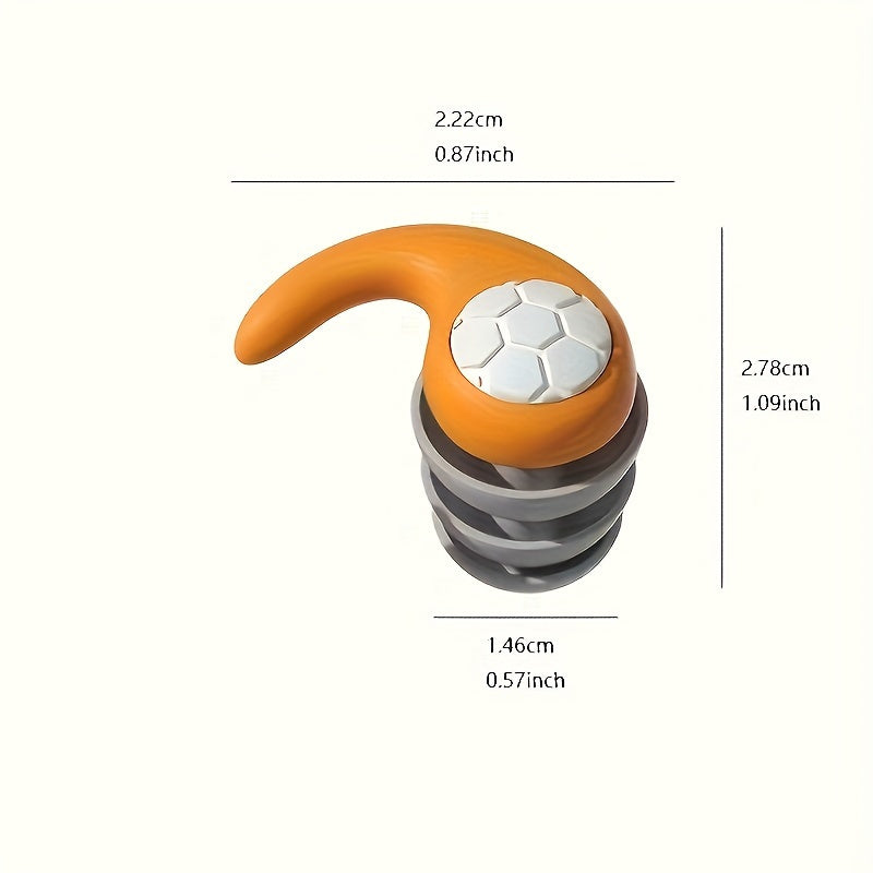 Silicone Earplugs Reusable Sound Blocking for Sleeping Swimming Diving Surfing