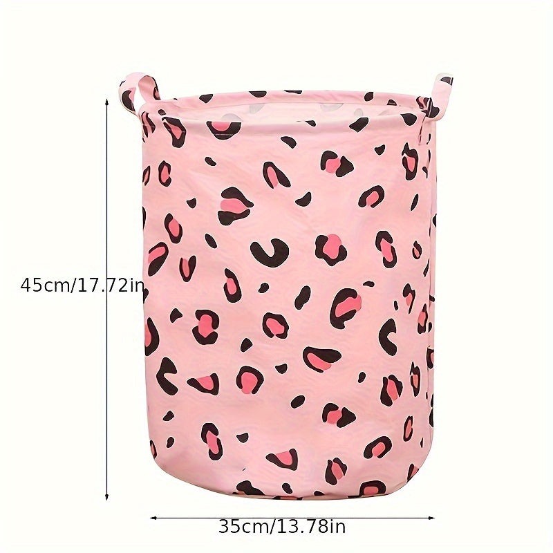 Durable Textile Storage Basket with Fish and Leaf Pattern for RV Organization