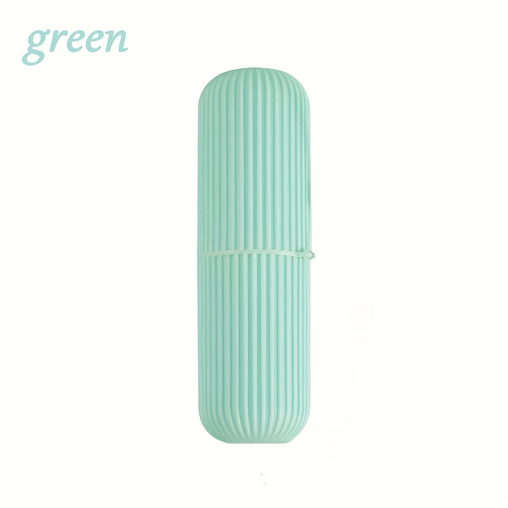 Sayohat uchun tish cho'tkasi va og'iz bo'shlig'ini yuvish uchun stakan saqlash qutisi, portativ tish pastasi tashkilotchisi