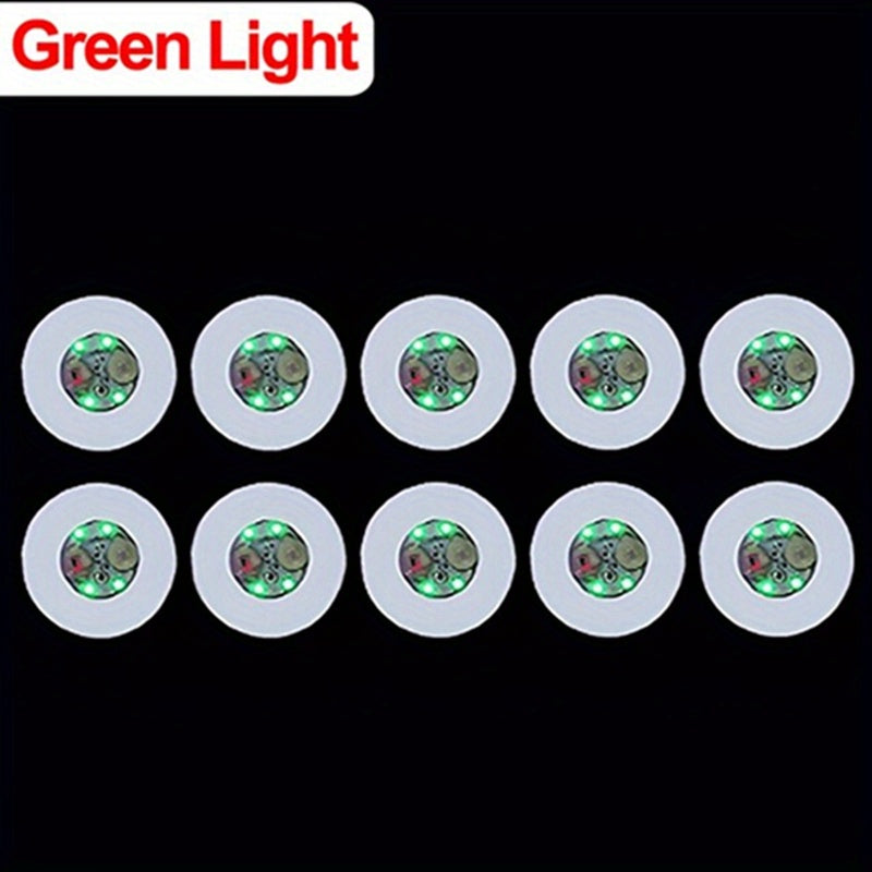 10pcs Luminous Silicone Coaster Set for Bar Night Light Glow Cup Mats