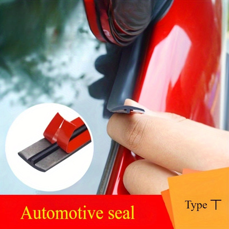 Universal Rubber Car Seal Strip for Windshield, Sunroof, Rear Window Waterproof Noise Insulation