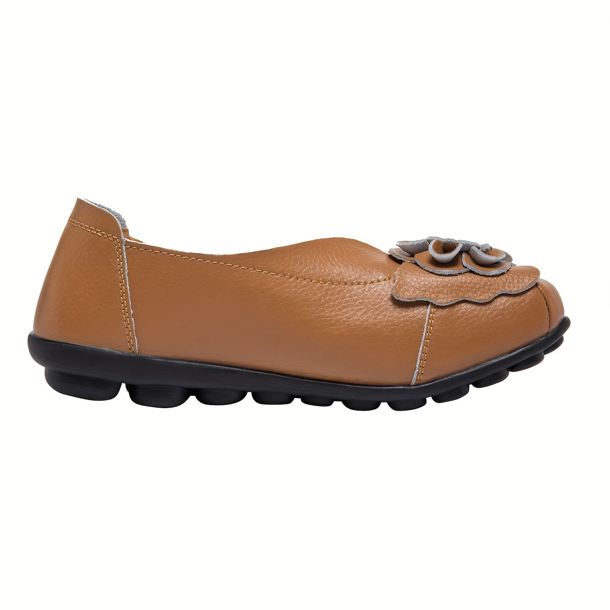 Women's Flat Shoes Solid Color Slip-On Casual Flats