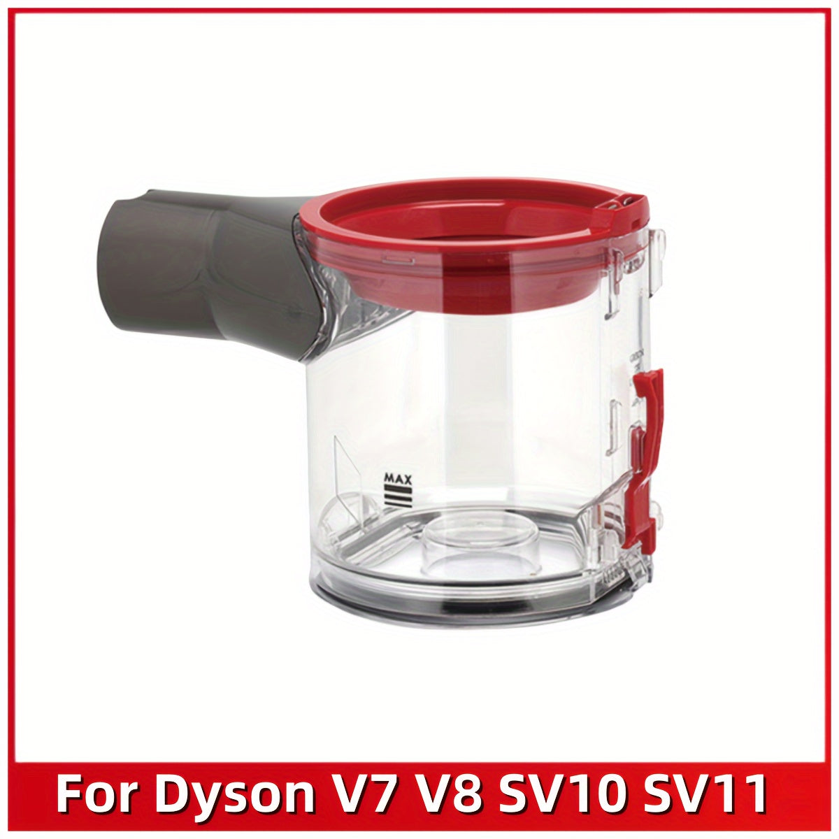 Dyson V7 V8 SV10 SV11 uchun qo'lga olinadigan simsiz chang to'plagichning axlat qutisi almashtirish qismlari