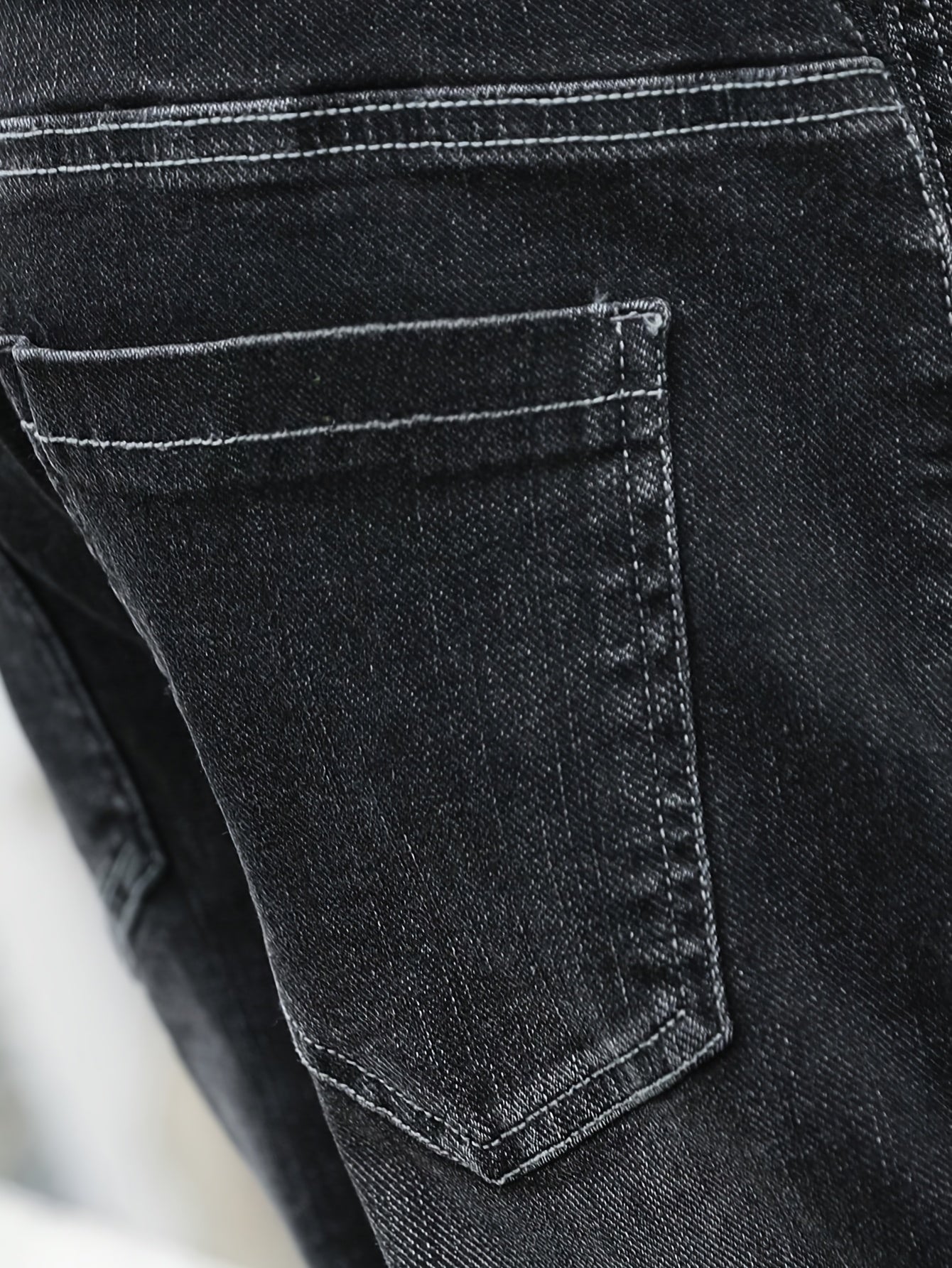 Детские джинсы из денима для детей черные серые длинные повседневные свободные с карманами