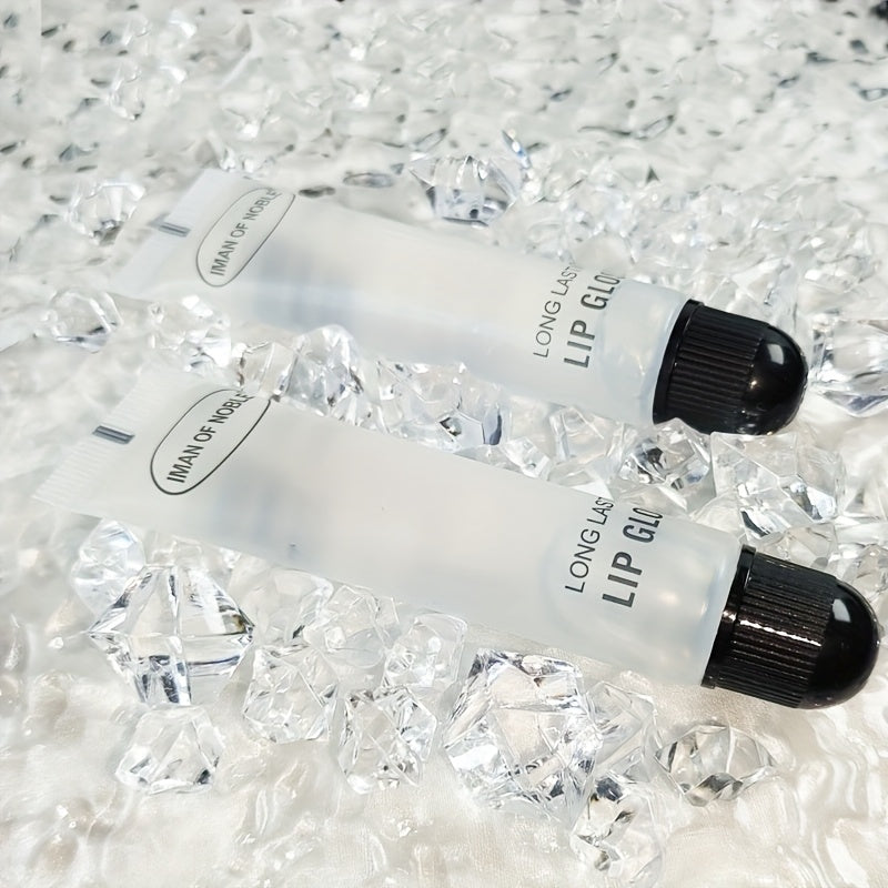 Женский прозрачный стойкий блеск для губ с набором питательного масла для губ