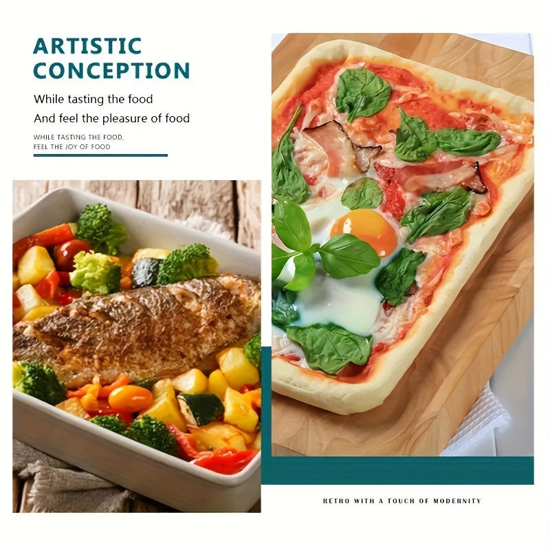 Многофункциональная эмалированная форма для запекания, прямоугольная или квадратная, для рыбы, стейка, барбекю, индукционной плиты