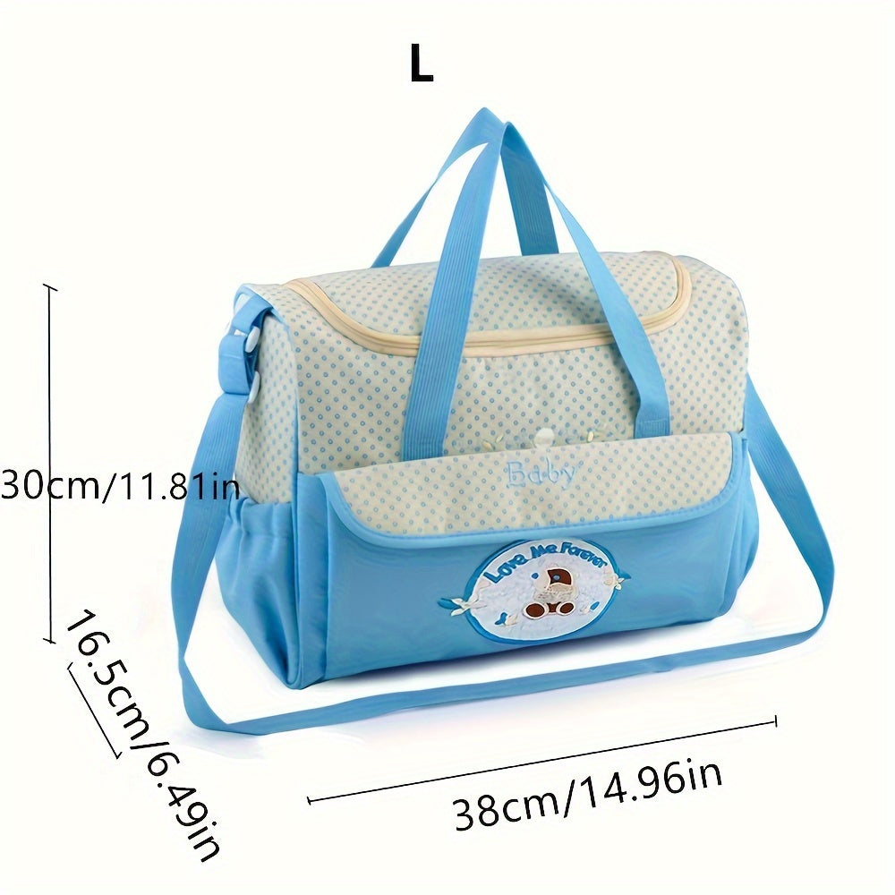 Diaper Bag Waterproof Cartoon Design Large Capacity Mom Bag for Travel and Gifts