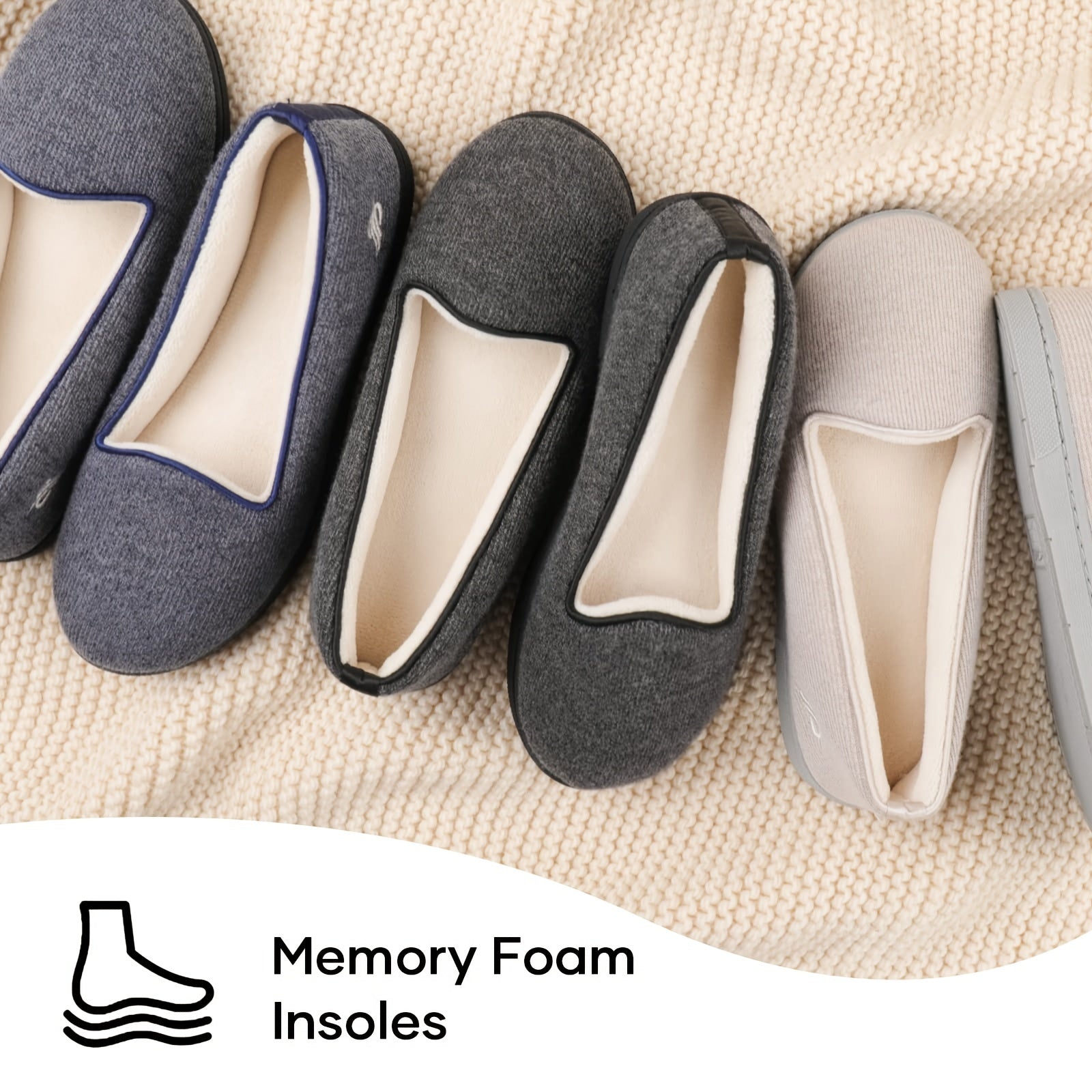 Women's Lightweight Cozy Indoor Outdoor House Slippers with Non-Skid Sole