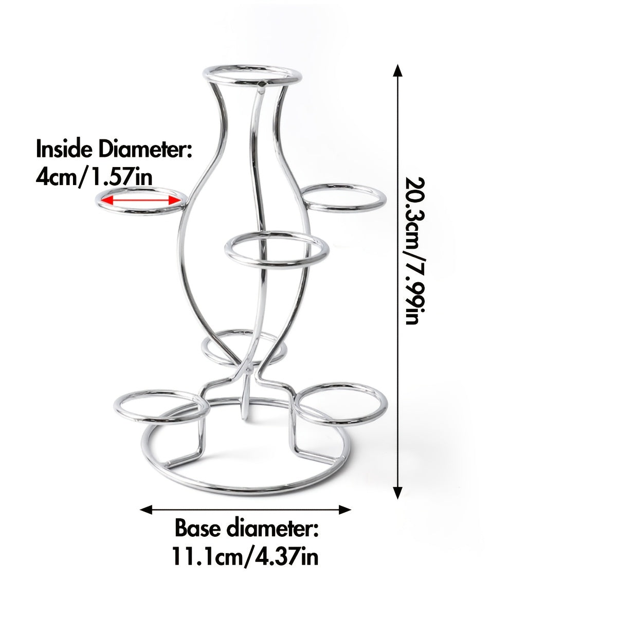 Soporte de exhibición de bola de cristal geométrica negro y plateado para decoración del hogar y oficina