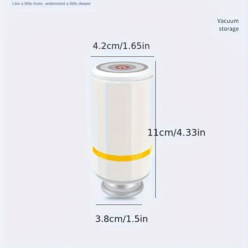 Mini Electric Handheld Vacuum Sealer Set with USB Charging and Space-Saving Bags