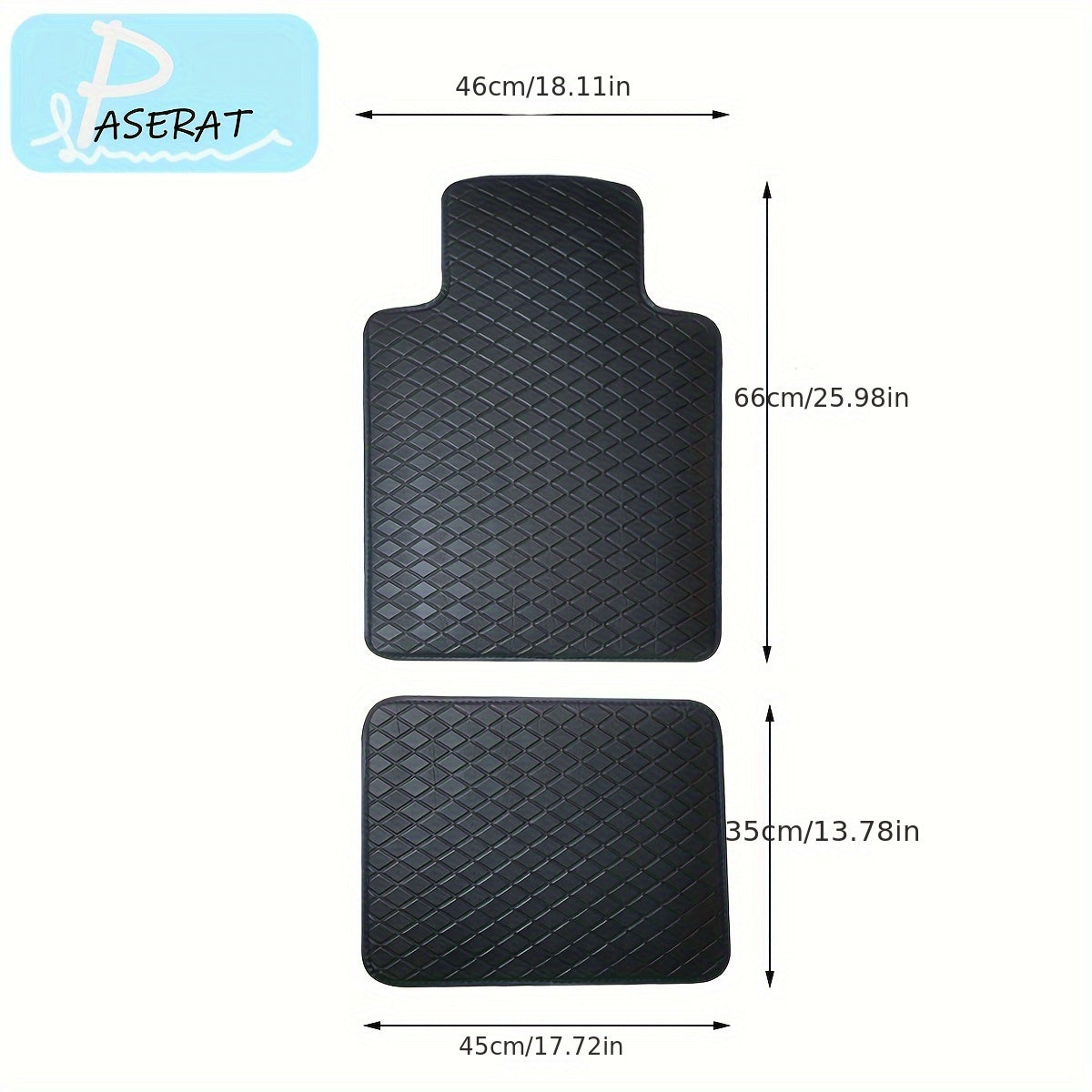 4-Donali PVC Avtomobil Polki To'shagi Toza va Suv o'tkazmaydigan Universal Usul