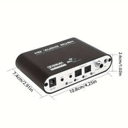 Digital Optical Coaxial to Analog Audio Converter 5.1 Channel DTS AC-3 Decoder USB Powered