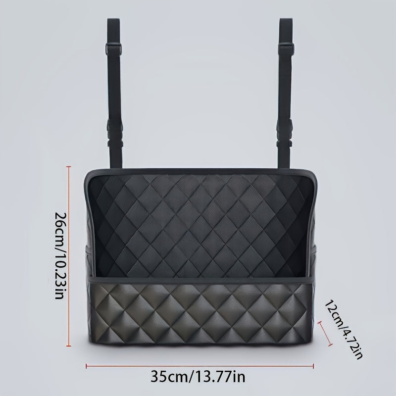 Car Organizer with Multiple Compartments for Back Seat Storage in Vehicles