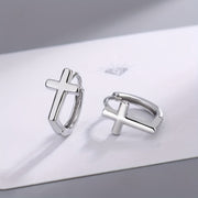 Women’s Copper Cross Earrings Feather-Free Stylish Daily Wear Gift