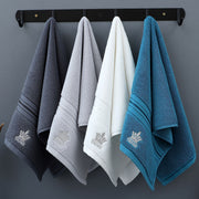 Velvet Towel Set 3-Piece Bath Hand Square for Hotel Home Spa