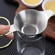 Premium Stainless Steel Tea Strainer Binaural Infuser for Loose Leaf Tea