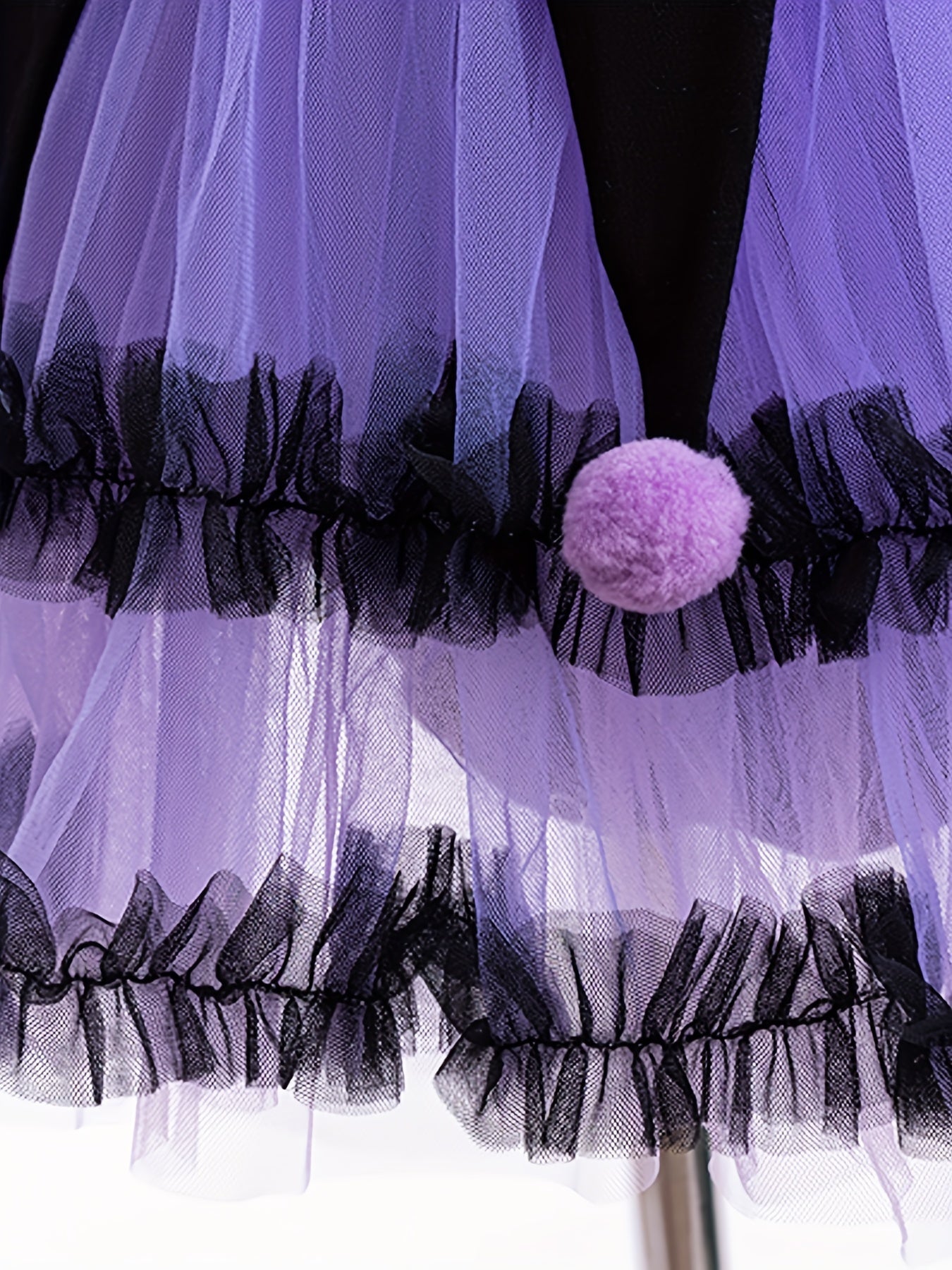 Vestido mini de corte y vuelo con estampado floral para niñas, con falda de tul y lentejuelas, para uso casual y de fiesta