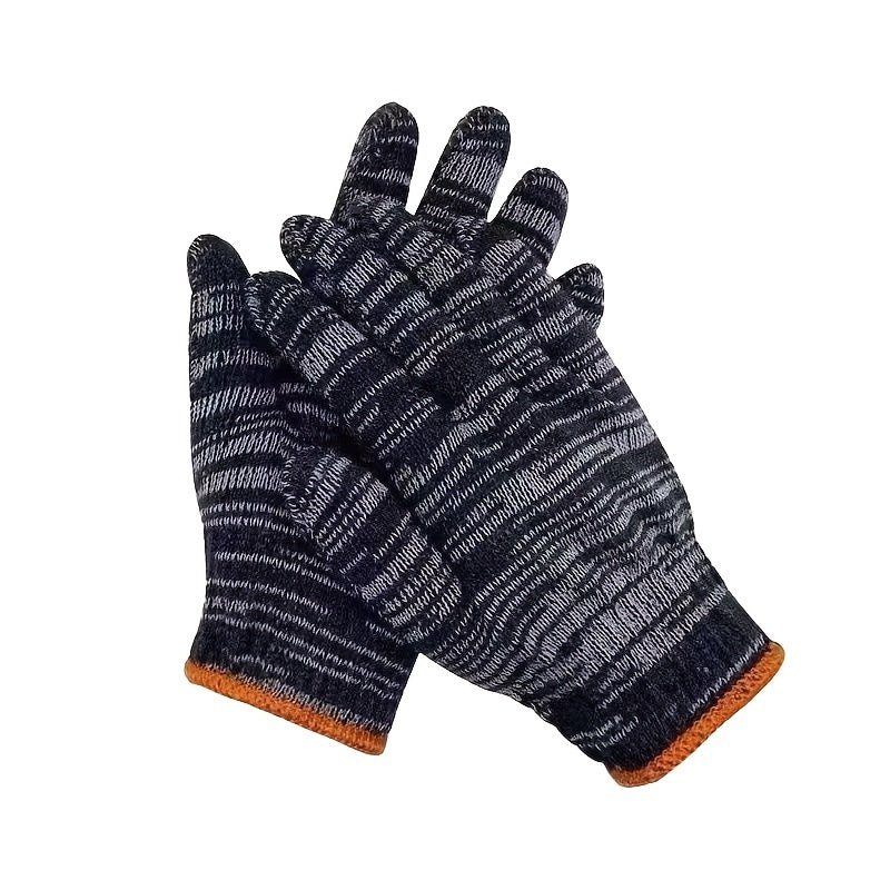12 Pairs Breathable Thin Abrasion-Resistant Work Gloves for Gardening