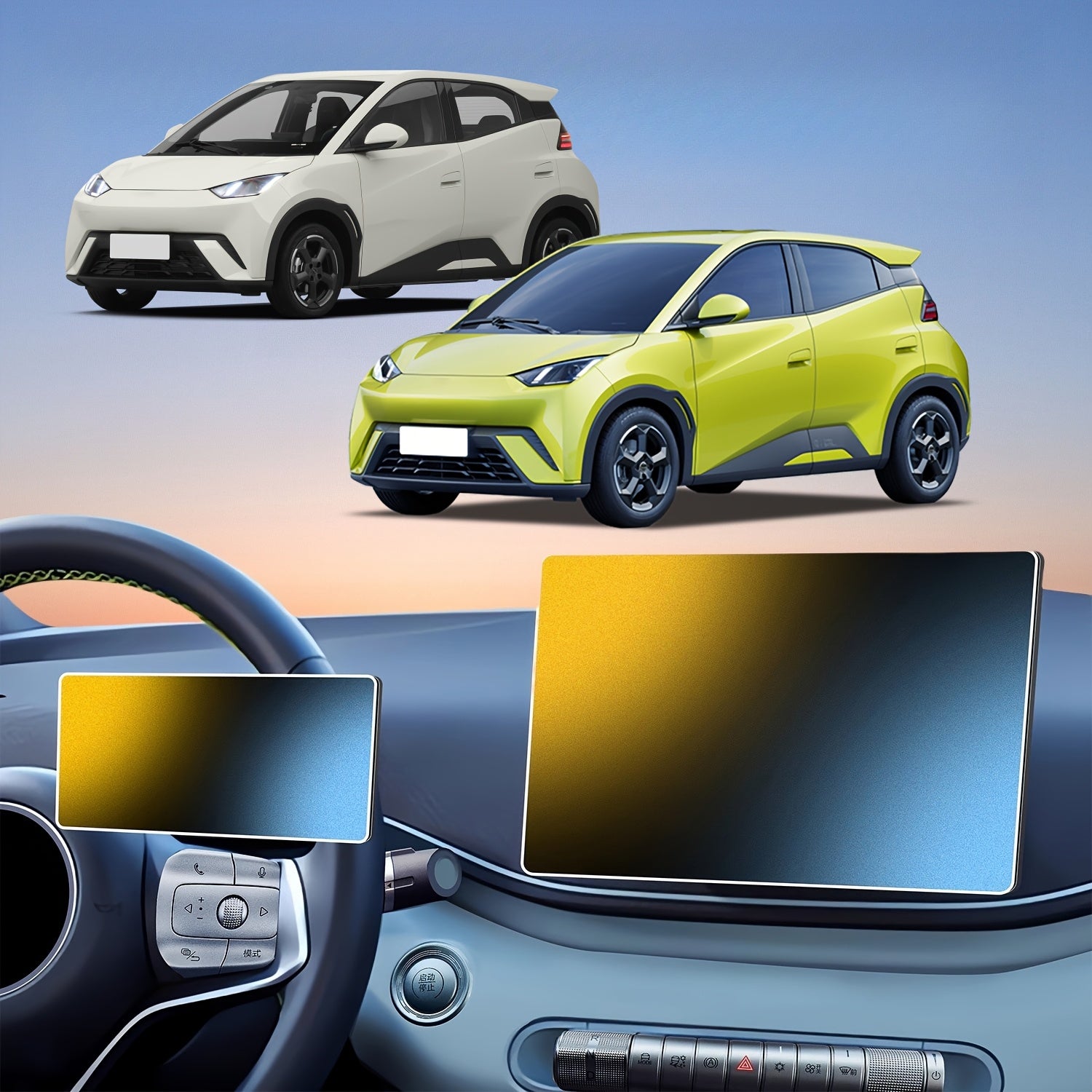 Tempered Glass Screen Protector for Car GPS and Dashboard 7/10.1 Inch