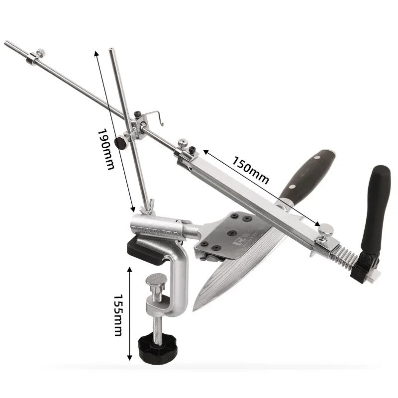 Barqaror pichoq uchun olmosni qirqish tizimi, sozlanadigan burchakli maydalagich bilan, kafe va restoranlar uchun mos.