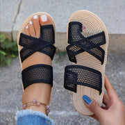 Women's Wedge Espadrille Sandals Open Toe Strappy Floral