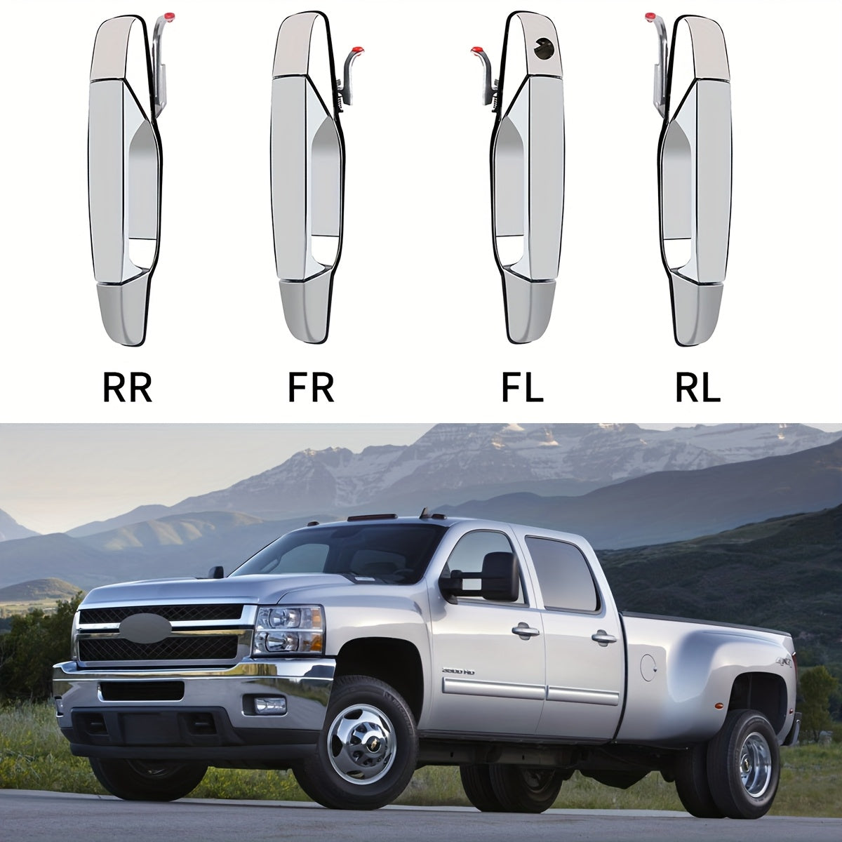  Silverado Tahoe Yukon XL 2007-2013 uchun tashqi avtomobil eshik tutqichi, almashtirish