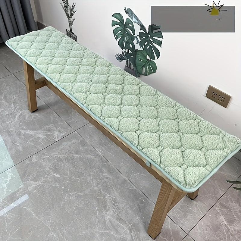 1 dona uzun va mustahkam to'rtburchakli skameyka o'rindiq yostiqchasi, soch o'zgartirish va stul uchun ishlatilishi mumkin.