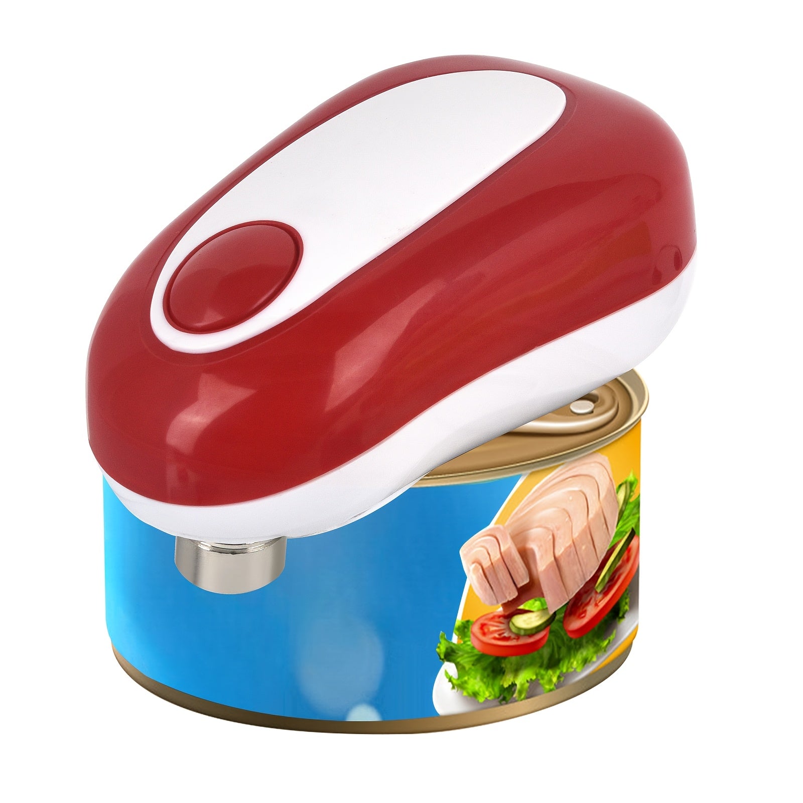 Electric Can Opener Battery-Powered Safety Gadget Kitchen Plastic 36V