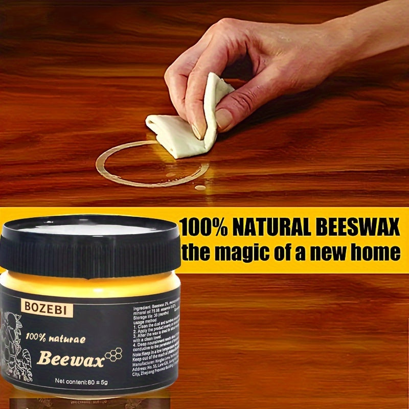 Wooden Floor and Furniture Polishing Oil with Beeswax, 250ml Kit